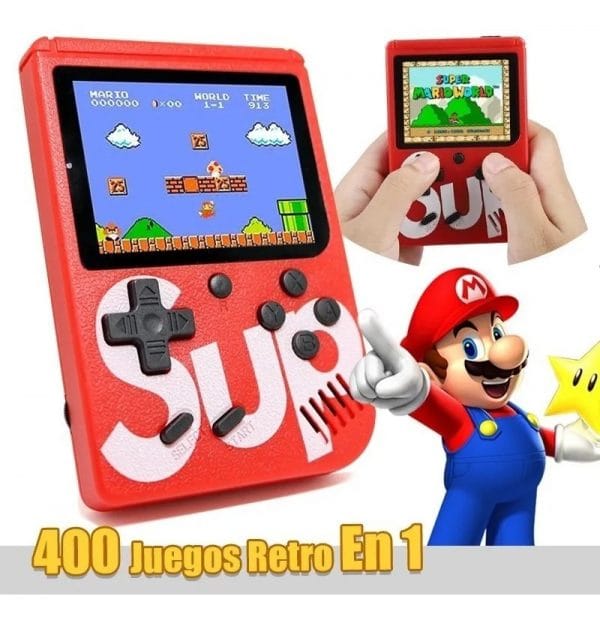 Mini Consola Sup 400 Juegos En 1 Game Box + Control - Imagen 5