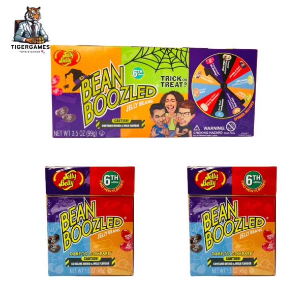 Combo Bean Boozled: Caja dulces 99gr + 2 repuestos 45gr