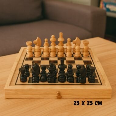 AJEDREZ MADERA NO. 2 25CMX25CM - imagen