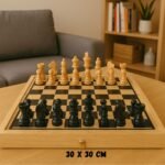 JUEGO DE MESA AJEDREZ MADERA NO. 3 30CMX30CM