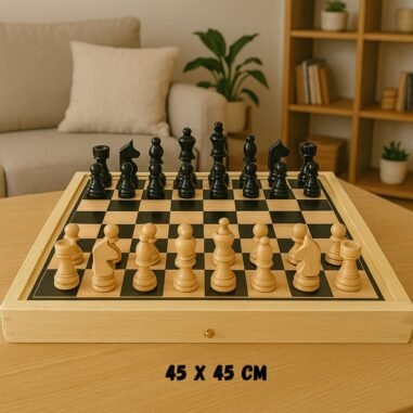 JUEGO DE MESA AJEDREZ MADERA NO. 5 45CMX45CM - imagen