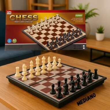 AJEDREZ IMANTADO CAJA CAFE MEDIANO - imagen